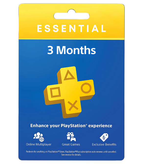 PlayStation Plus Essentials 3 Meses